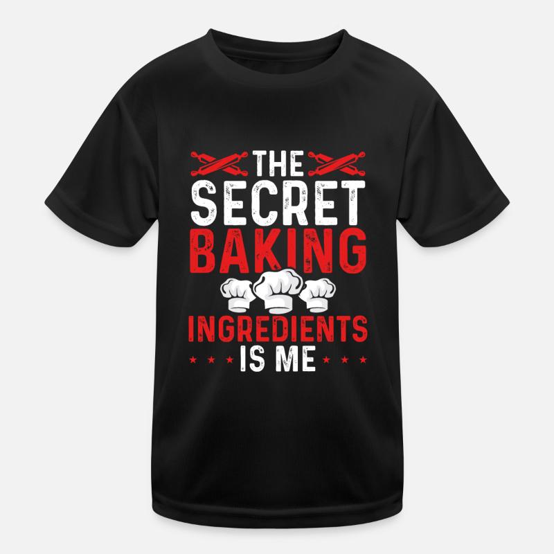 Die Geheime Backzutat Bin Ich Kinder Funktions-T-Shirt