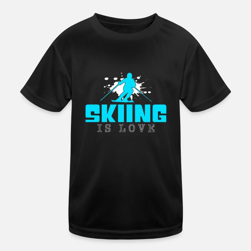 Dicton de ski T-shirt sport Enfant