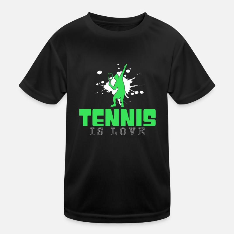 Tennis Spruch Kinder Funktions-T-Shirt
