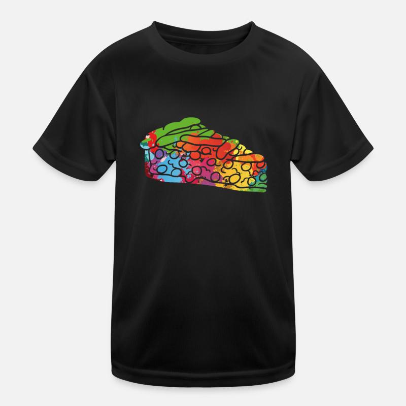 Bunter Kuchen Kinder Funktions-T-Shirt