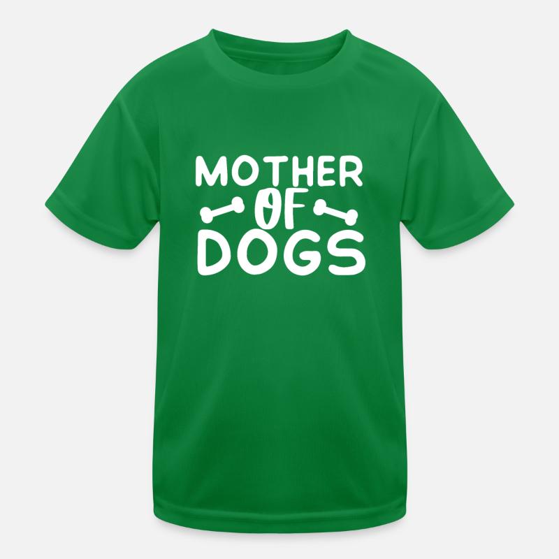 Mutter von Hunden Kinder Funktions-T-Shirt