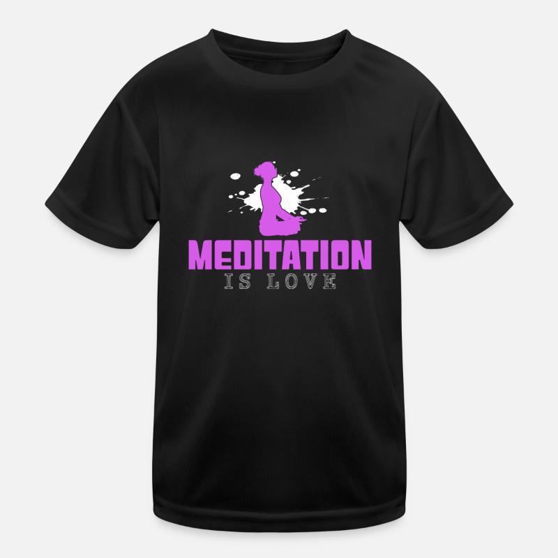 Meditation Kids Functional T-Shirt