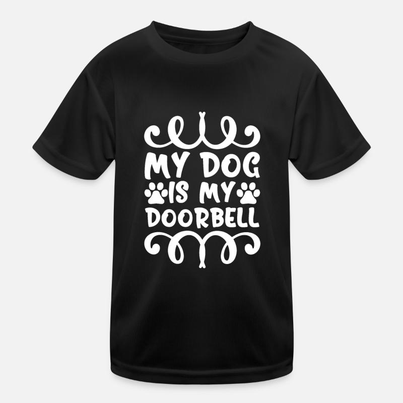 Mon chien est ma sonnette T-shirt sport Enfant