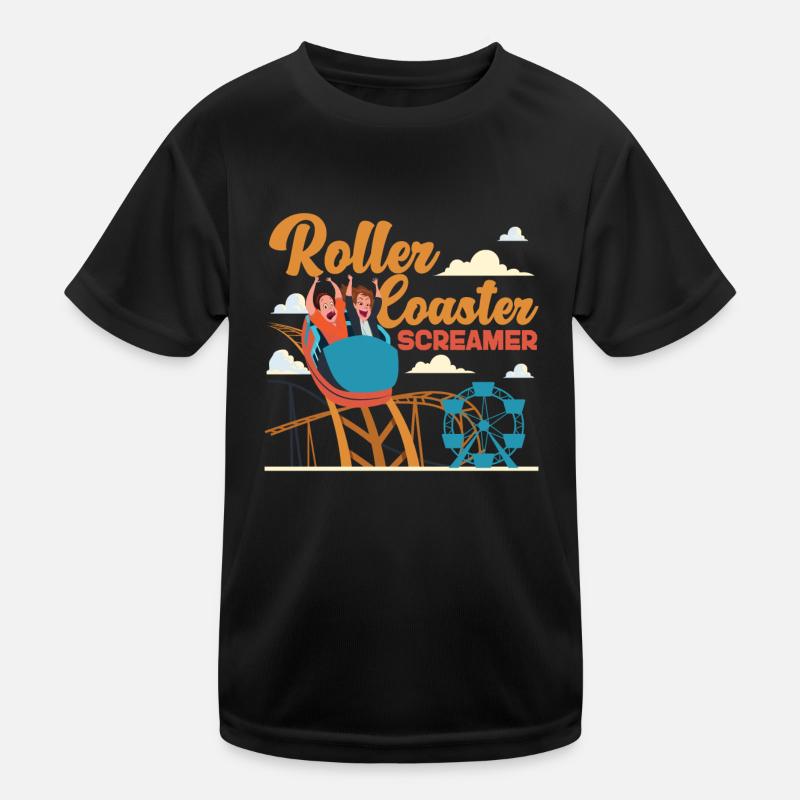 Roller Coaster Roller Coaster Kids Functional T-Shirt
