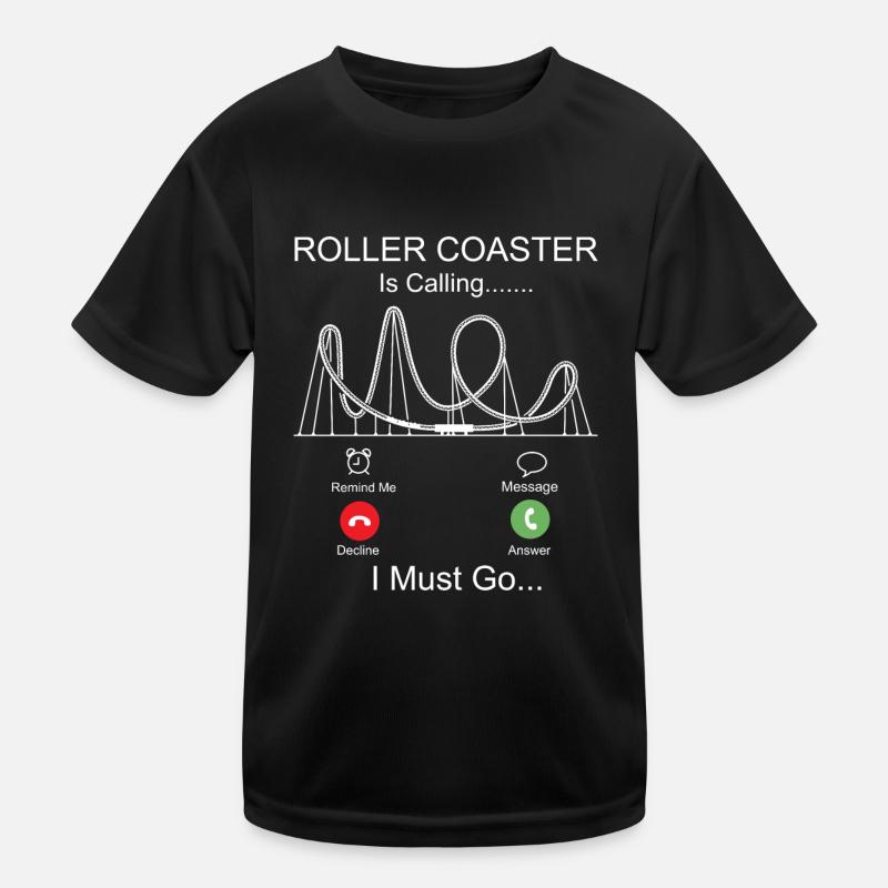 Affichage du téléphone Roller Coaster T-shirt sport Enfant
