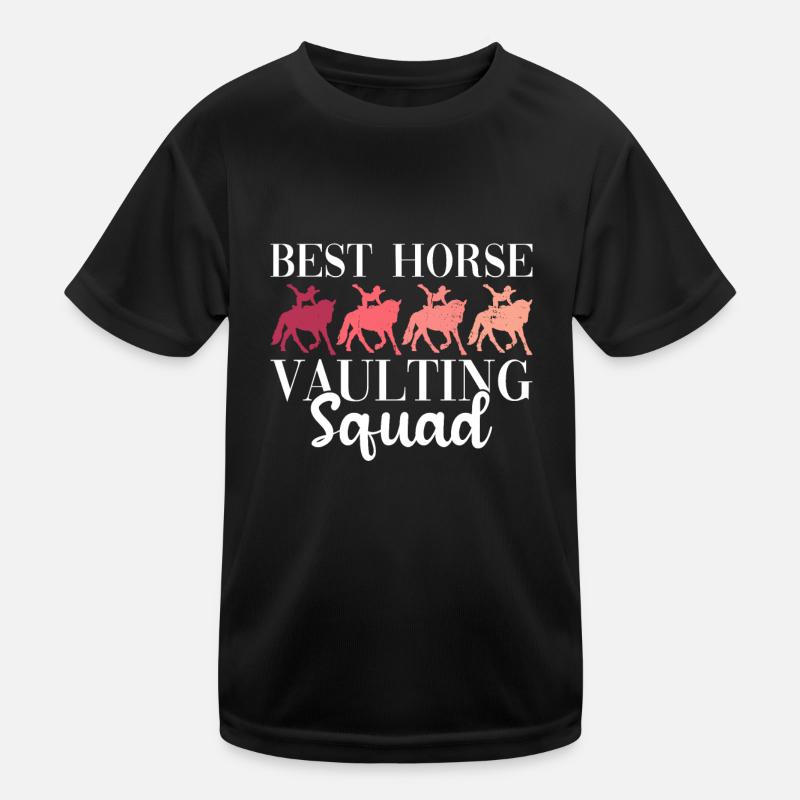 Meilleure équipe de voltige - voltige à cheval T-shirt sport Enfant