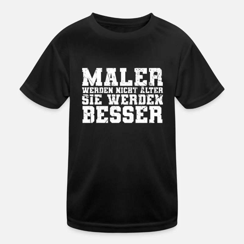 Maler Kinder Funktions-T-Shirt
