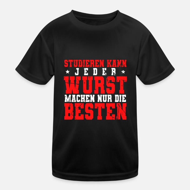 Fleischer Metzger Kinder Funktions-T-Shirt