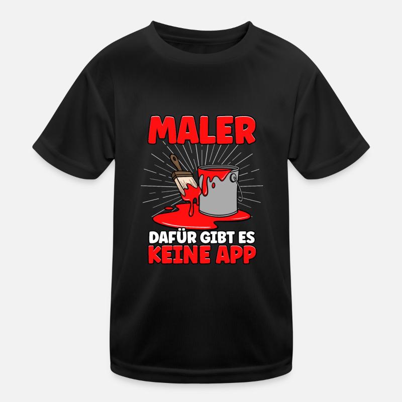 Maler Kinder Funktions-T-Shirt