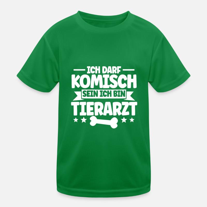 Tierarzt Kinder Funktions-T-Shirt