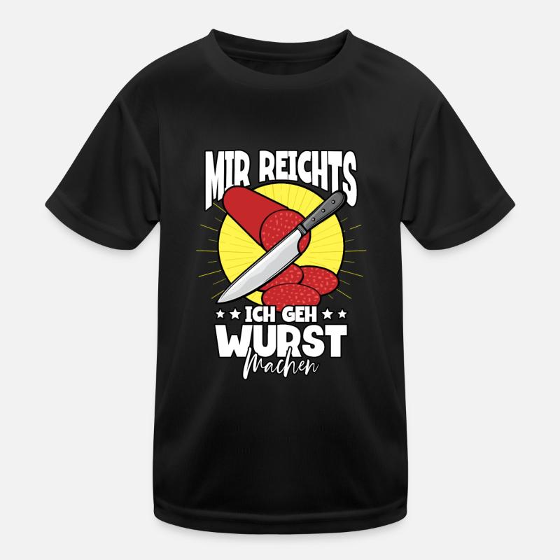 Fleischer Metzger Kinder Funktions-T-Shirt