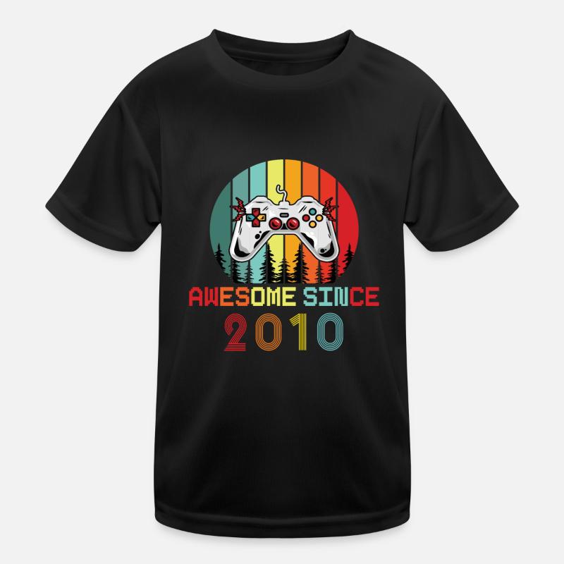 Awesome Since 2010 Geburtstag 2010 Vintage 2010 Kinder Funktions-T-Shirt