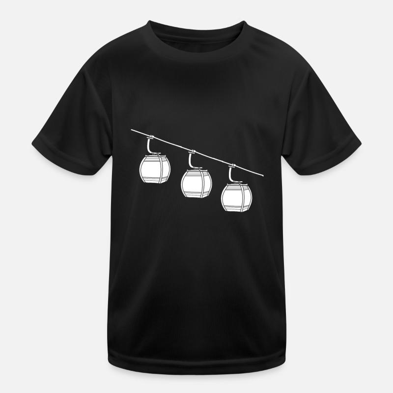 Aerial Tram Tramway Cable Car Cableway Gondola Kinder Funktions-T-Shirt