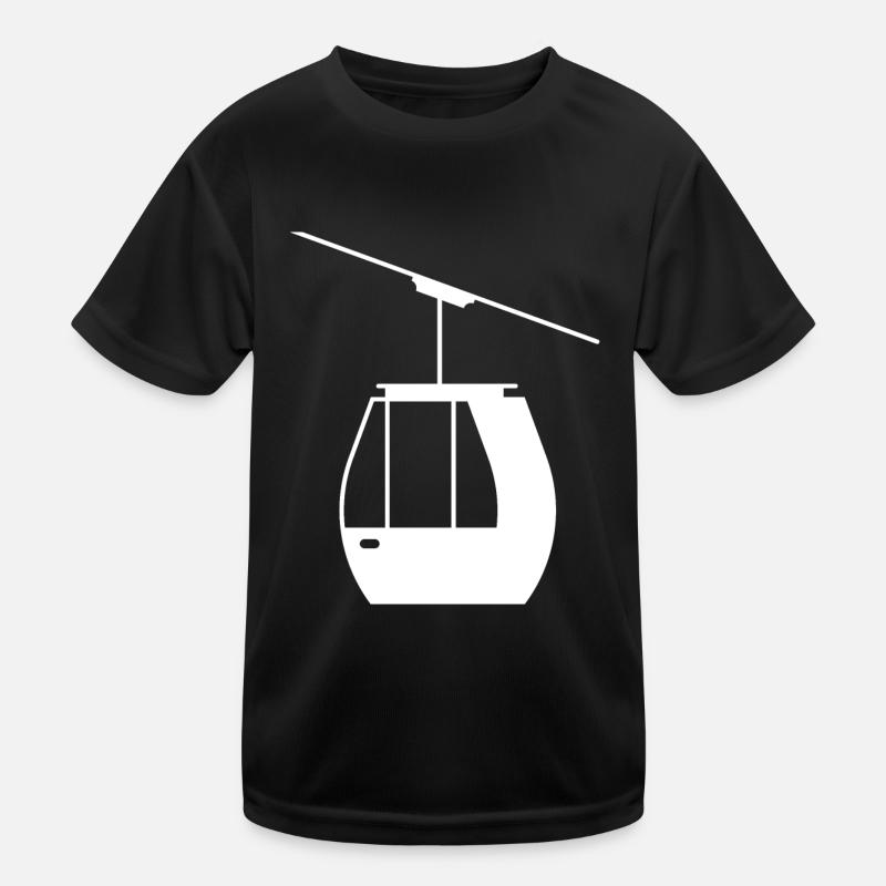 Aerial Tram Tramway Cable Car Cableway Gondola Kinder Funktions-T-Shirt
