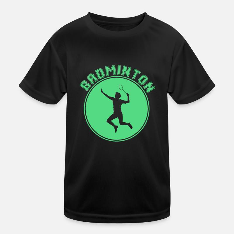 Badminton Kinder Funktions-T-Shirt