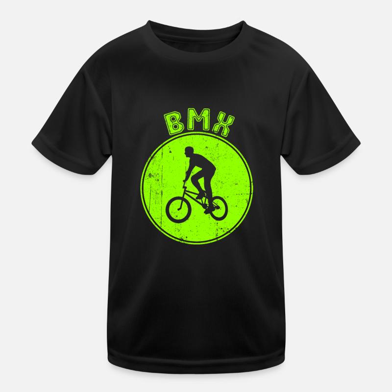 bmx Kinder Funktions-T-Shirt