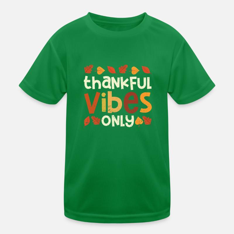 Lustig Niedlich Thanksgiving Dinner Pilger Dankbar Kinder Funktions-T-Shirt