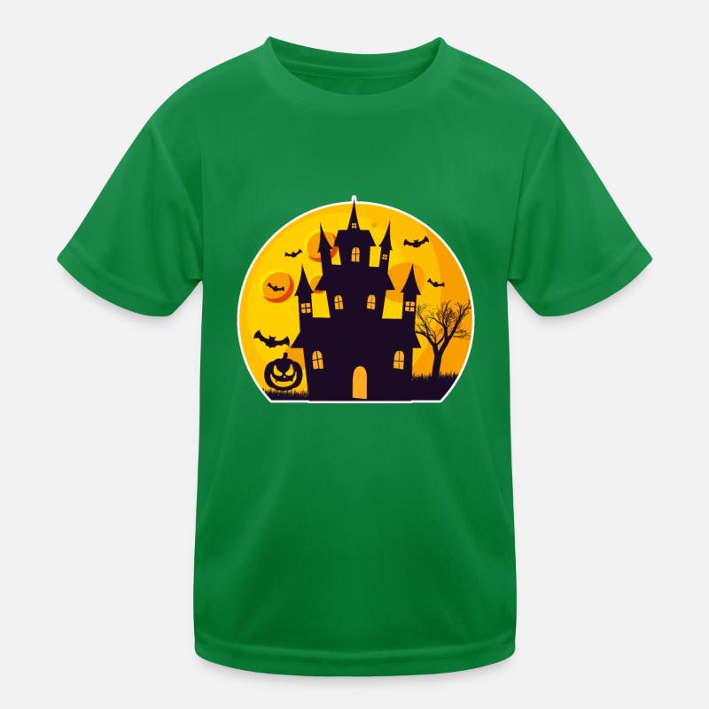 Halloween au château effrayant T-shirt sport Enfant