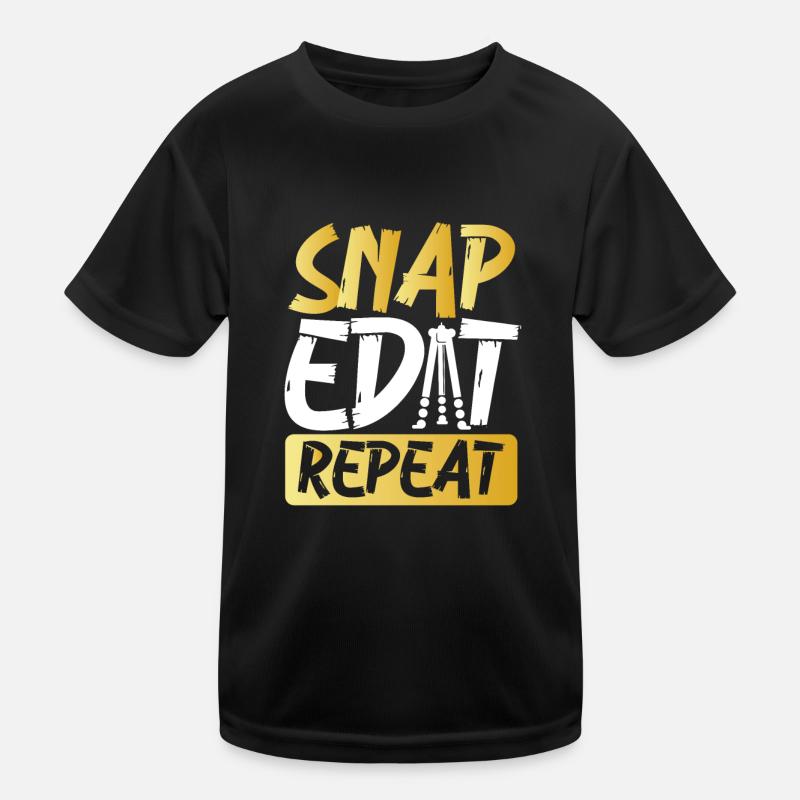 Répétition de l’édition instantanée T-shirt sport Enfant