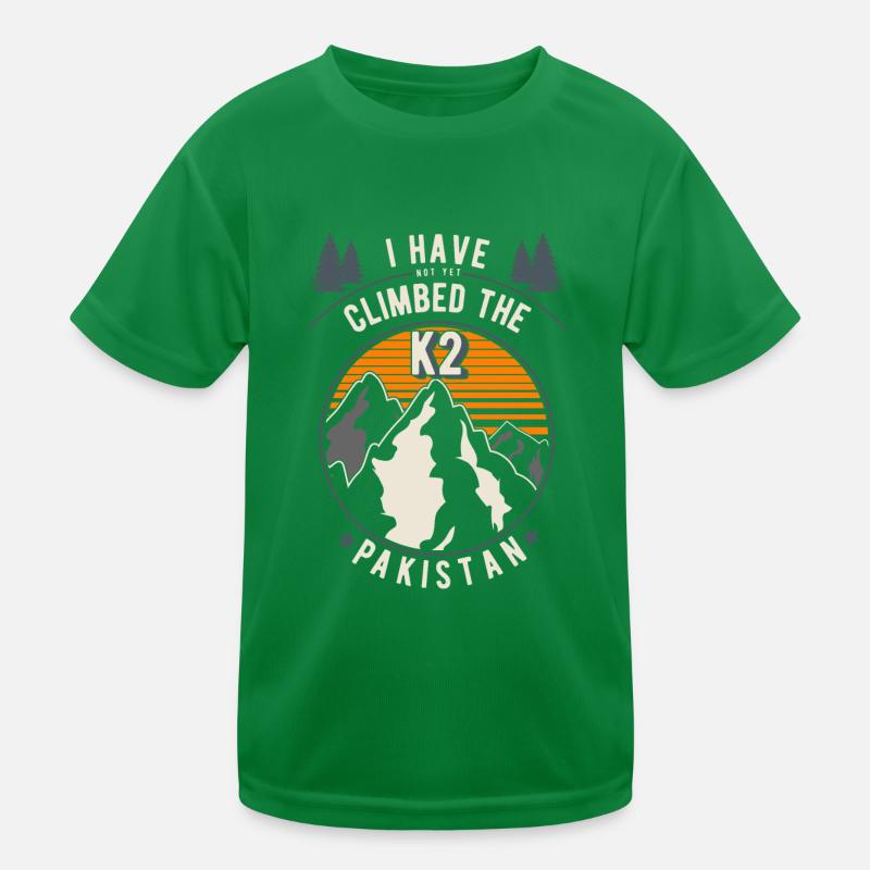 Wanderer - Kletterer Wandern K2 Kinder Funktions-T-Shirt