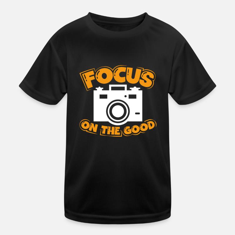 Konzentrieren Sie Sich Auf Die Gute Kinder Funktions-T-Shirt