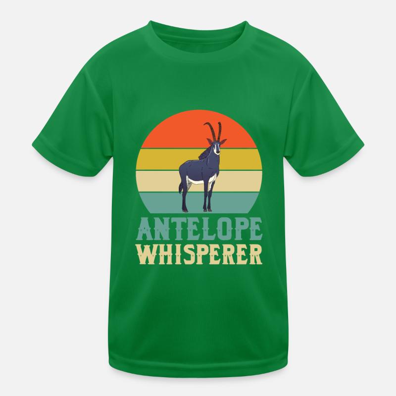 Antilopen Flüsterer Kinder Funktions-T-Shirt