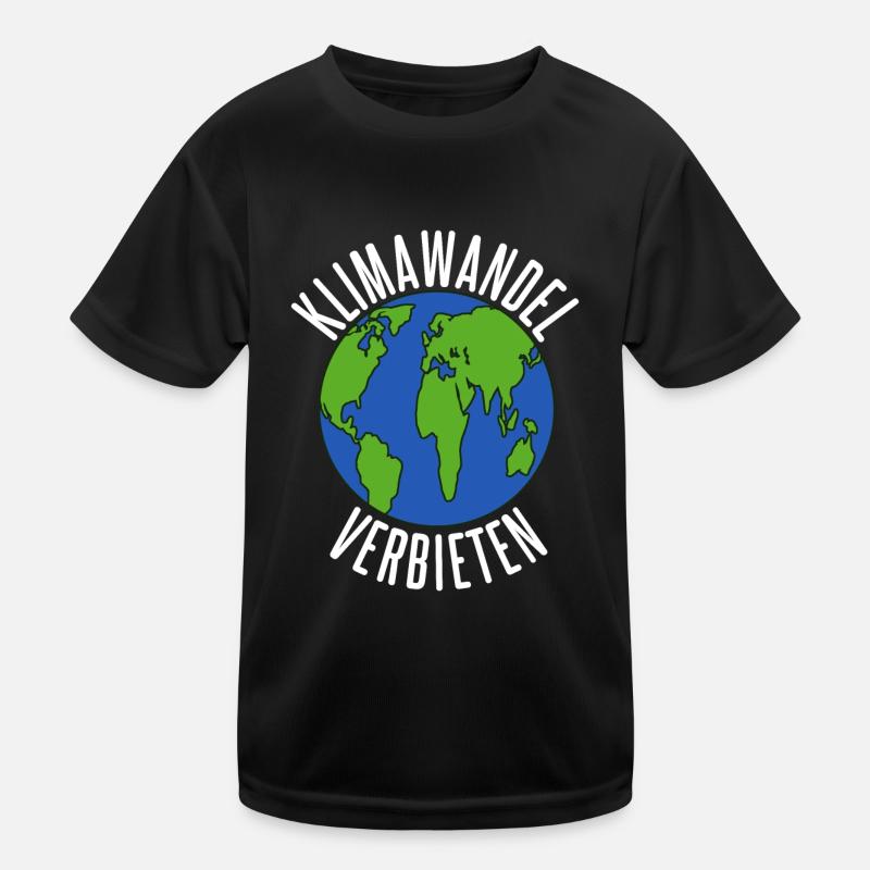 Klimawandel Umweltschutz Klimaschutz Kinder Funktions-T-Shirt