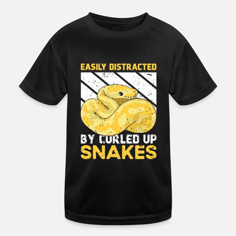 Banana Ball Python Saying Kids Functional T-Shirt