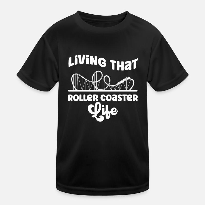 Roller Coaster Living That Roller Kinder Funktions-T-Shirt