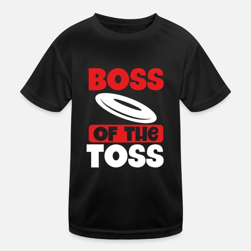 Boss du Disc Golf Throw T-shirt sport Enfant