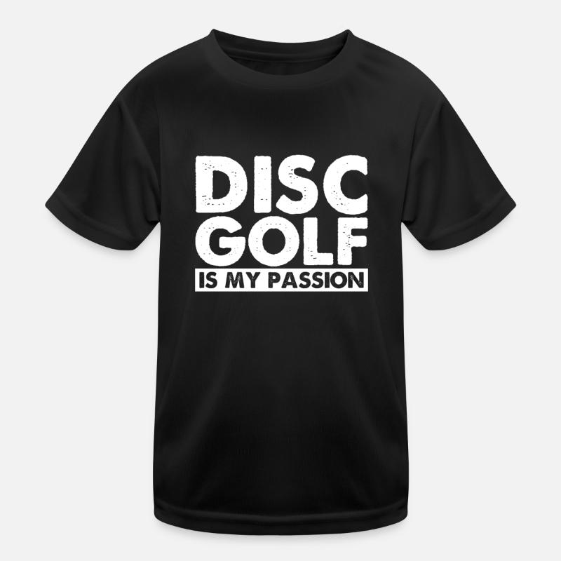 Discgolf Ist Meine Leidenschaft Kinder Funktions-T-Shirt