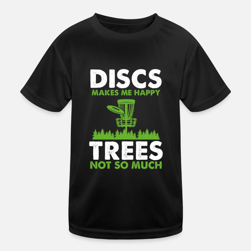Discs Machen Mich Glücklich Kinder Funktions-T-Shirt