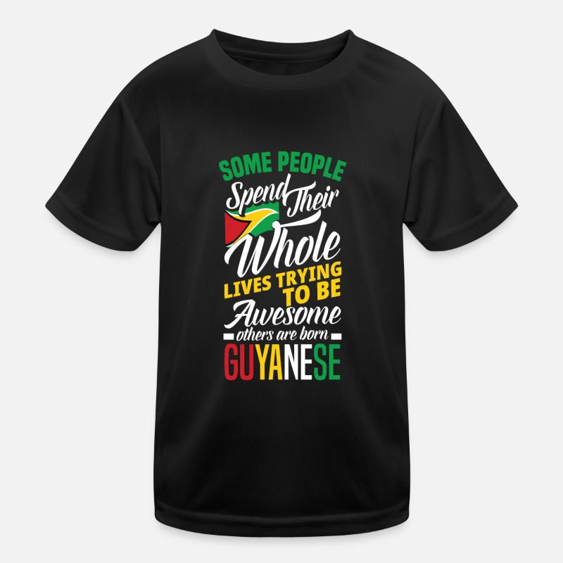 Guyanese Guyana Kinder Funktions-T-Shirt