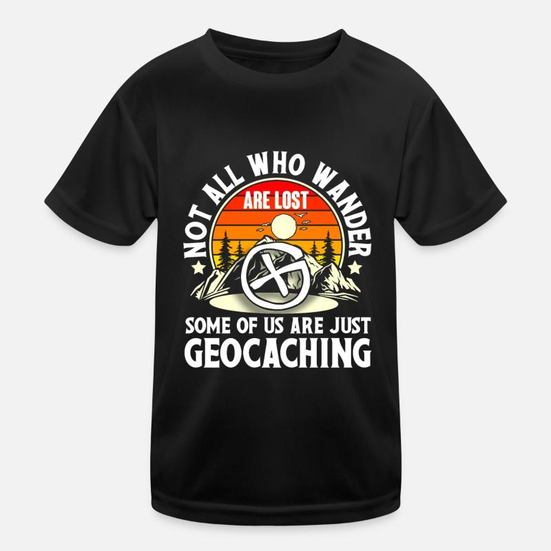 Geocache Geocaching Geocacher Kids Functional T-Shirt