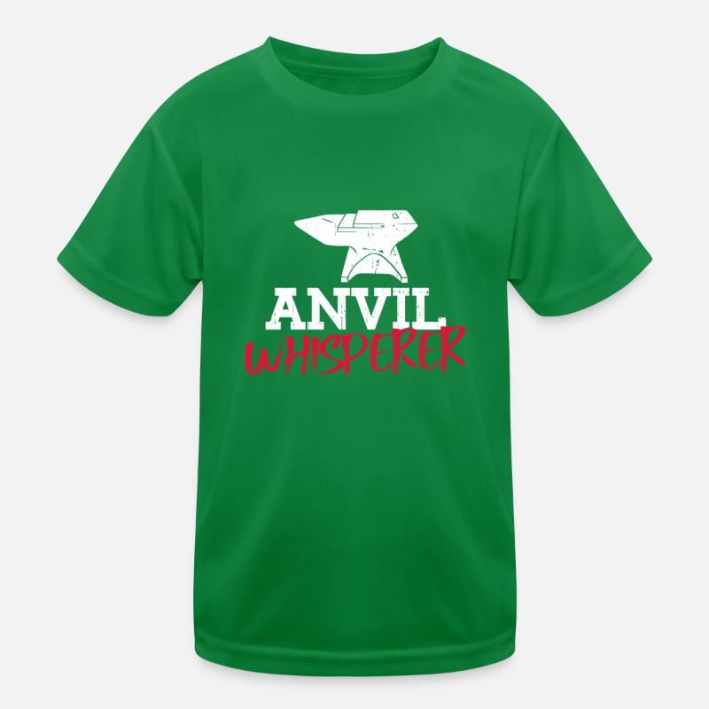 Ambossflüsterer - Schmied Schmiede Metall Kinder Funktions-T-Shirt