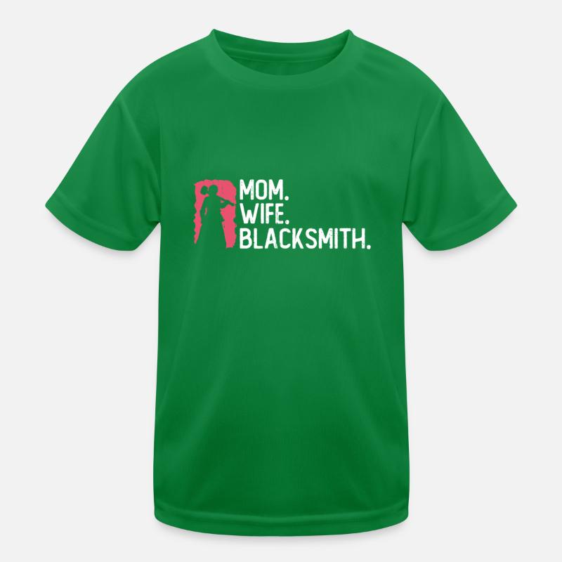Mutter. Ehefrau. Schmiedin. - Blacksmith Frauen Kinder Funktions-T-Shirt