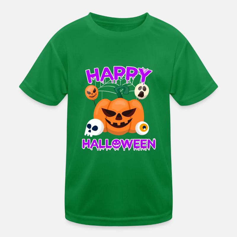 Joyeux Halloween effrayant T-shirt sport Enfant