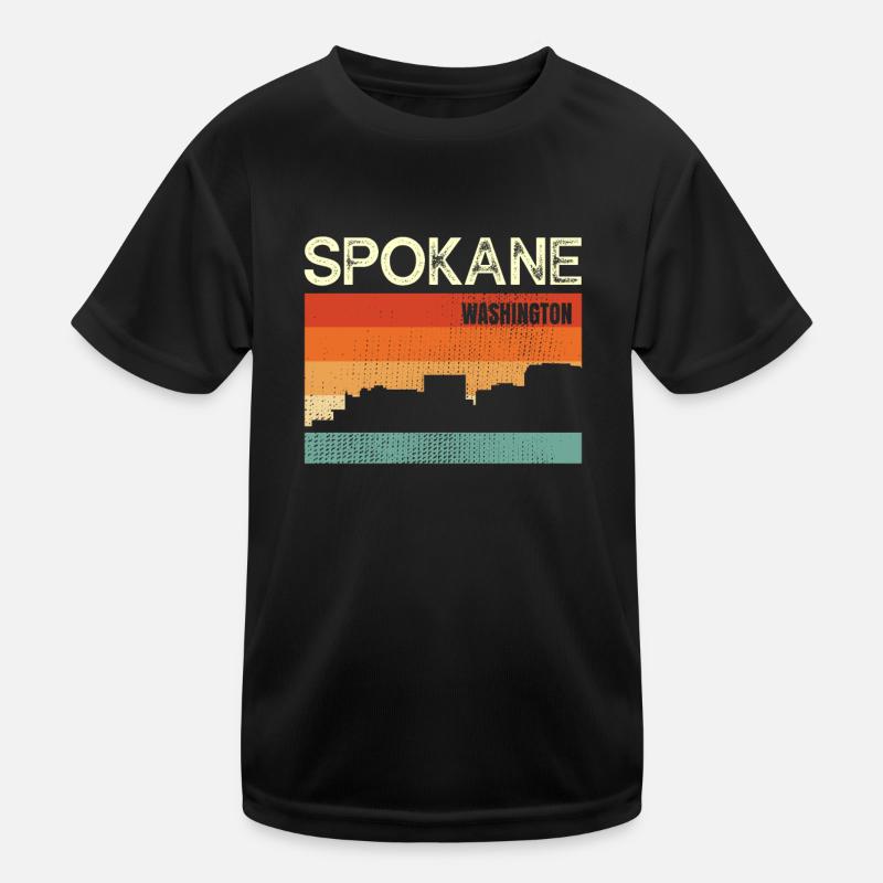 Spokane Washington Kinder Funktions-T-Shirt