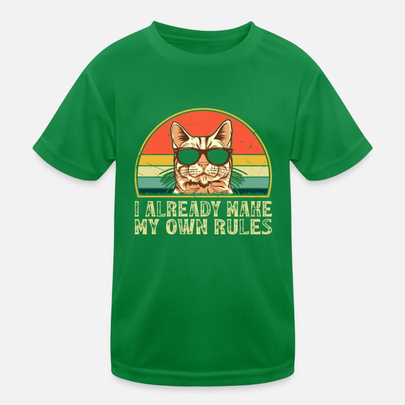 Propriétaire de chat - Drôle de chat T-shirt sport Enfant