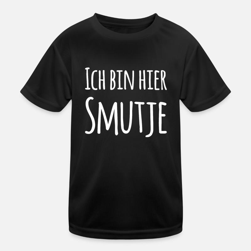 Ich bin hier Smutje Kinder Funktions-T-Shirt