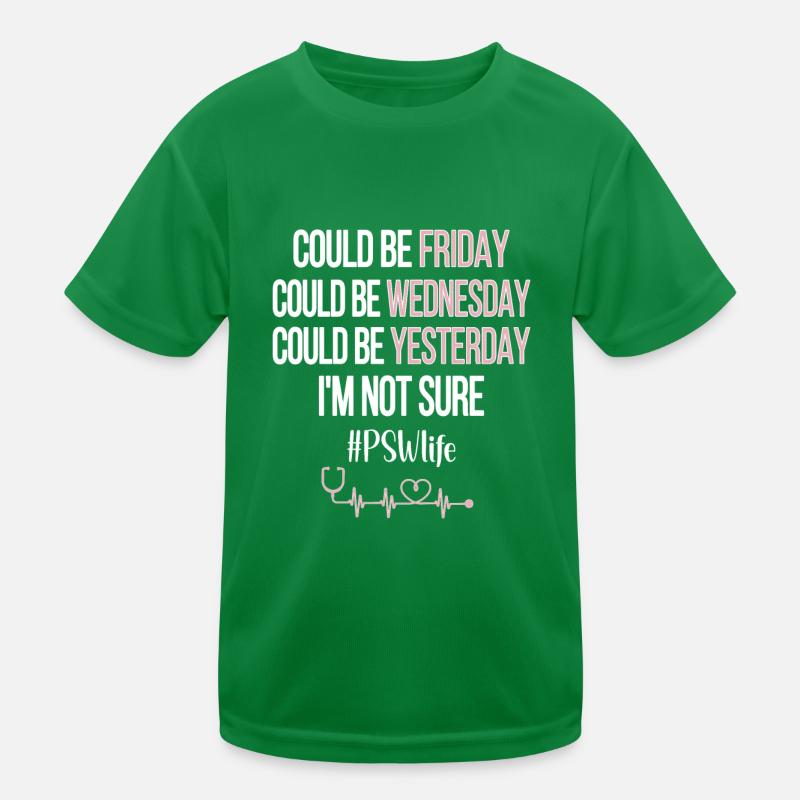 SocialLy Supervised Personal Caregiver Assistant Kids Functional T-Shirt