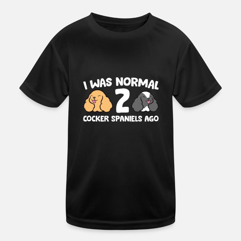 Cocker Propriétaire de Cocker J’étais Normal 2 Cocker T-shirt sport Enfant