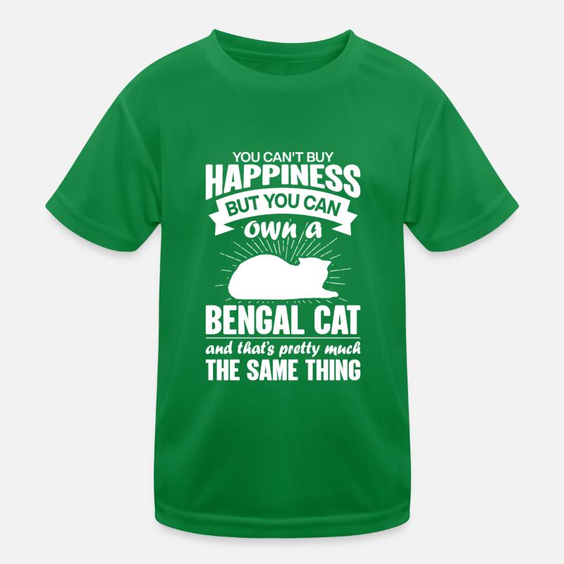 Peut acheter un chat Bengal T-shirt sport Enfant