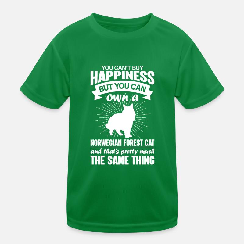 Can buy a Norwegian forest cat Kids Functional T-Shirt
