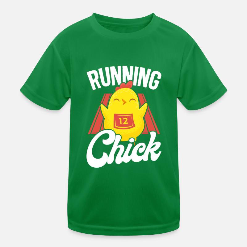 Running Runner Half Marathon Kids Functional T-Shirt