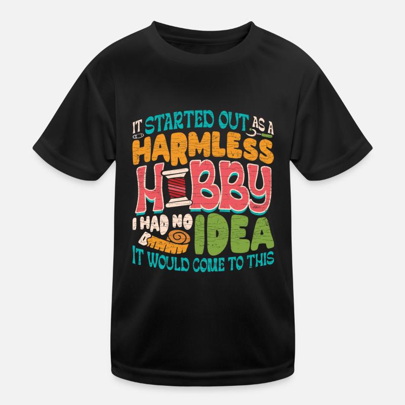Stricken Nähen Kinder Funktions-T-Shirt