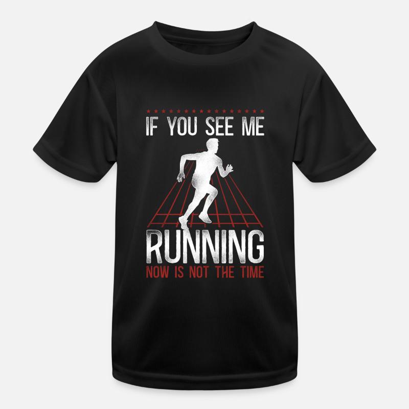 Running Runner Half Marathon Kids Functional T-Shirt