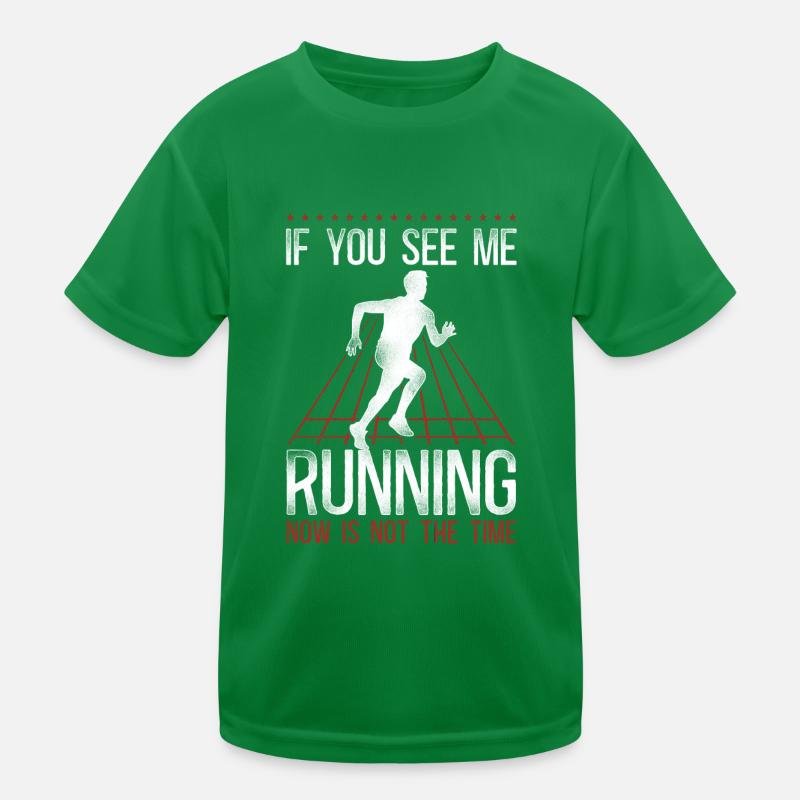 Running Runner Half Marathon Kids Functional T-Shirt