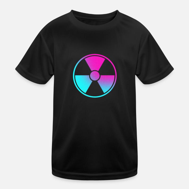 Drôle de conception radioactive T-shirt sport Enfant