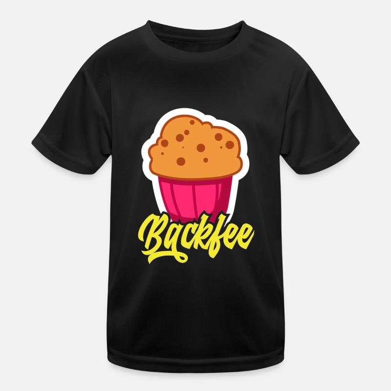 Backfee Lustiges Backen Bäcker Geschenk Kinder Funktions-T-Shirt